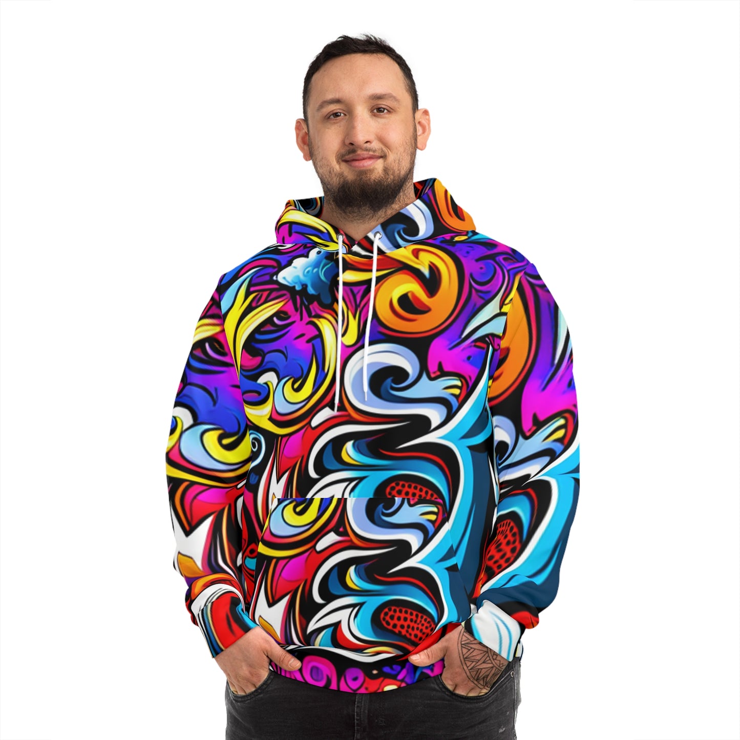 All over Graphic Hoodie