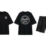 Black Summer Fits " Black/White Embroidery" - Wet Sundays