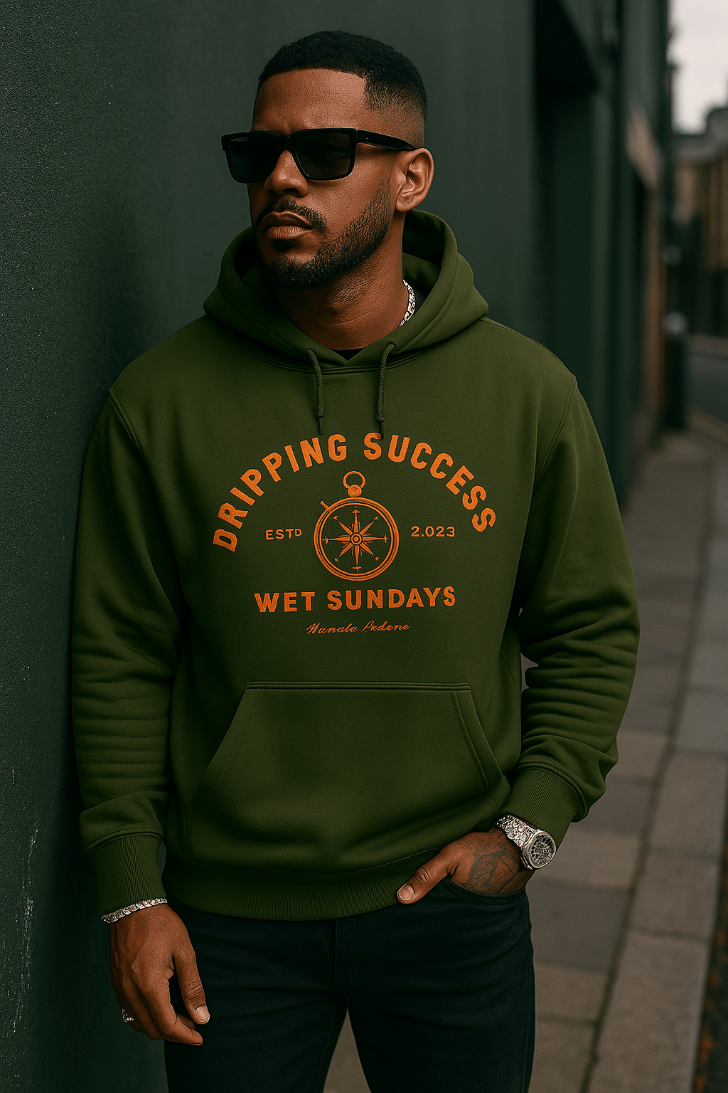 Dripping Success Graphic Hoodie - Wet Sundays