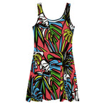 Floral Frenzy Skater Dress - Wet Sundays