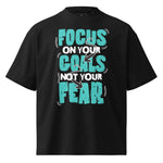 Focus On Your Goals Oversized T-shirt - Wet Sundays