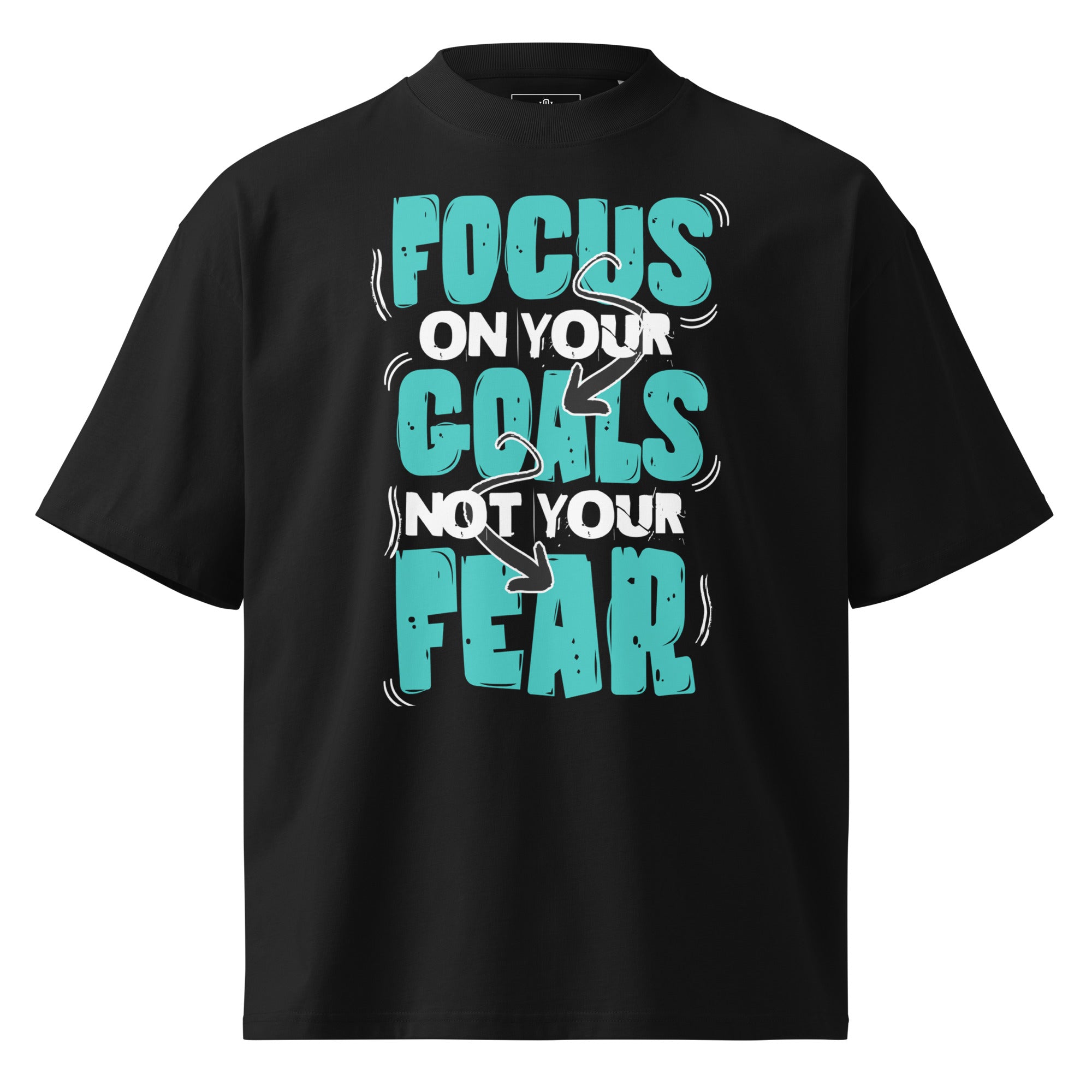 Focus On Your Goals Oversized T-shirt - Wet Sundays