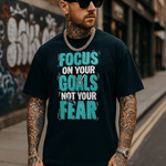 Focus On Your Goals Oversized T-shirt - Wet Sundays