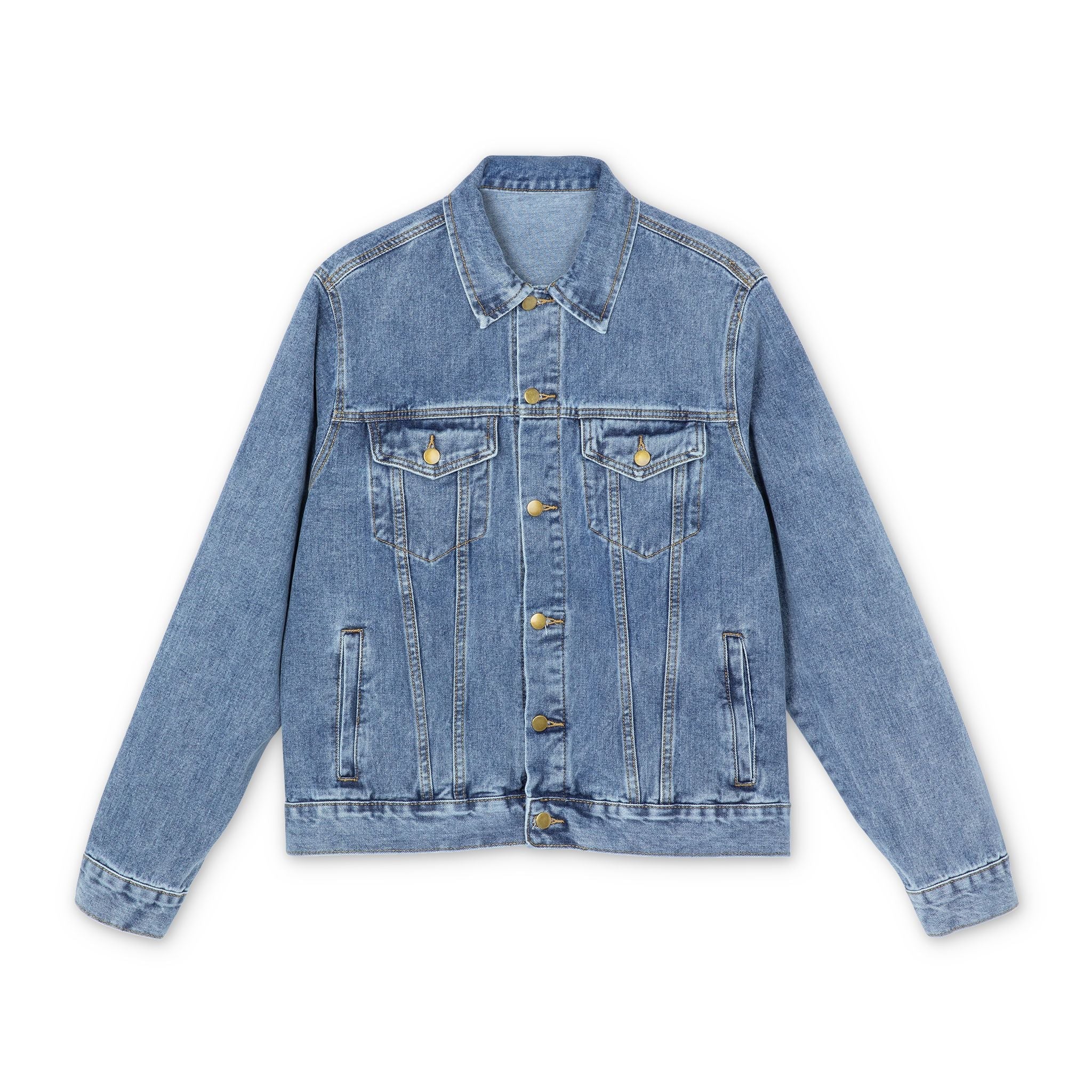 God is Listening Denim Jacket - Wet Sundays