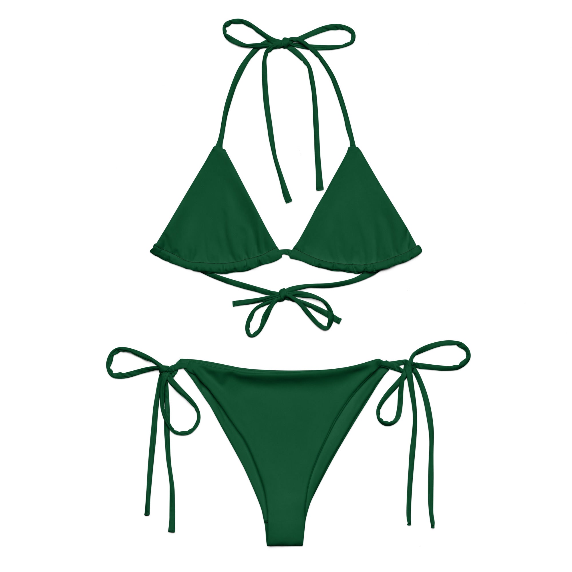 Green string bikini - Wet Sundays