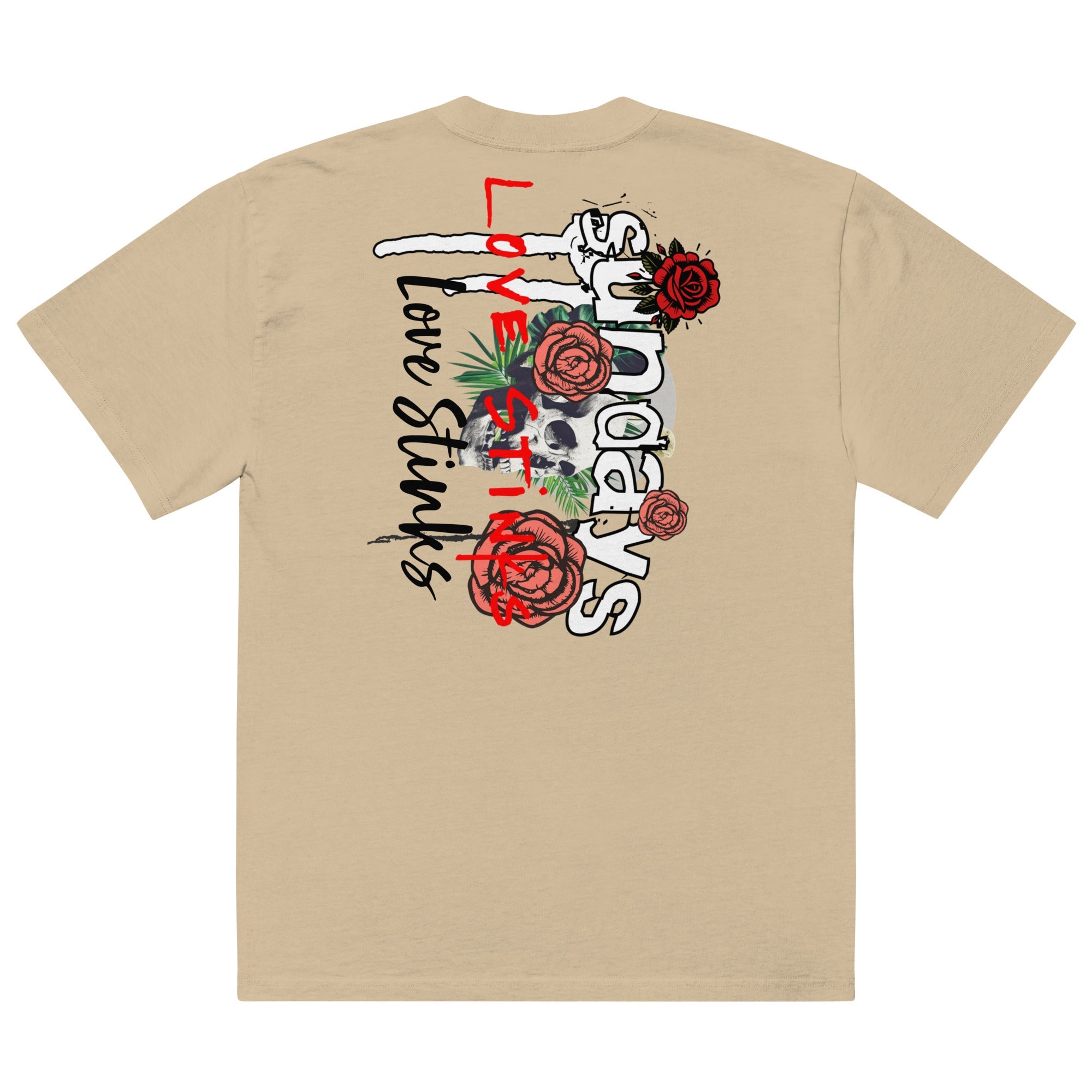 Love Stinks Love Stinks Oversized Faded T-shirt - Wet Sundays