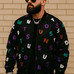 Men's Puzzle Bomber Jacket - Wet Sundays