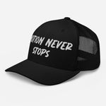Motion Never Stops Trucker Hat - Wet Sundays