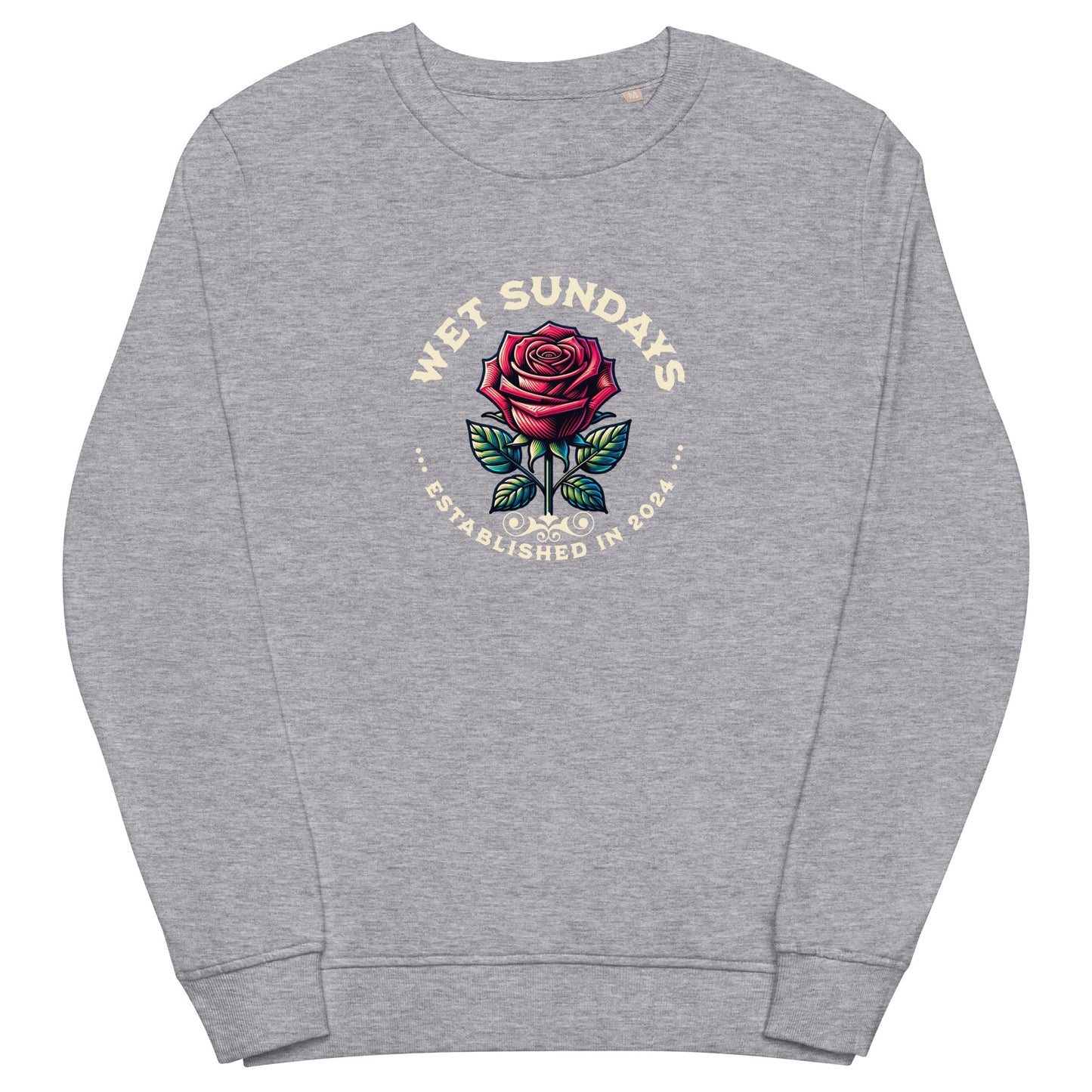 Roses organic sweatshirt - Wet Sundays