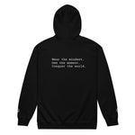 Set Your Own Course Embroidery Zip hoodie - Wet Sundays