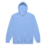Set Your Own Course Embroidery Zip hoodie - Wet Sundays