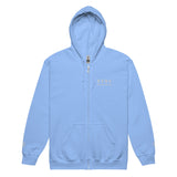 Set Your Own Course Embroidery Zip hoodie - Wet Sundays