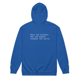 Set Your Own Course Embroidery Zip hoodie - Wet Sundays