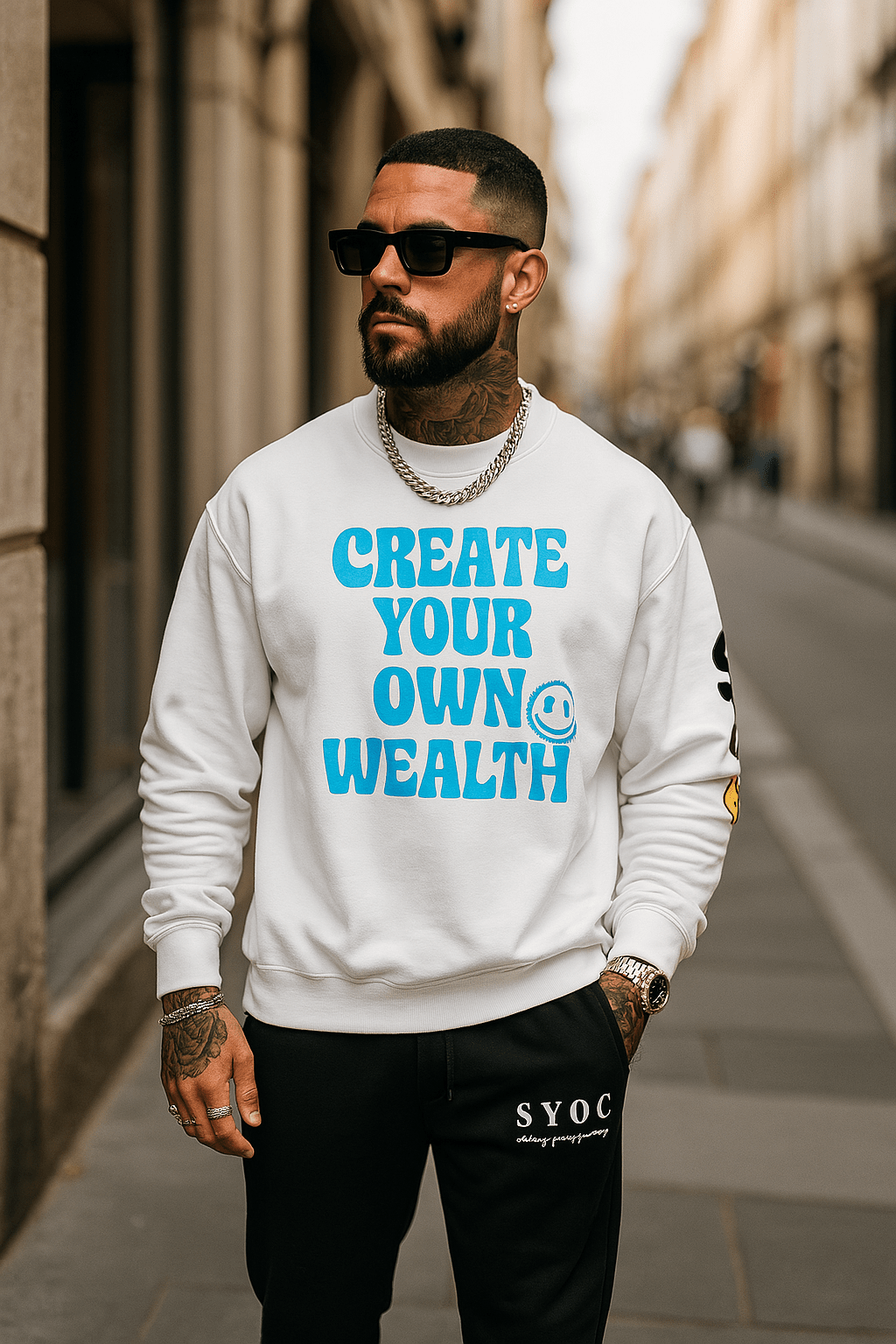SYOC Fleece Sweatpants - Wet Sundays