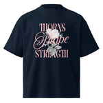 Thorns Oversized High Neck T-shirt - Wet Sundays