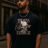 Thorns Oversized High Neck T-shirt - Wet Sundays