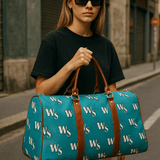 Turquoise Monogram Travel Bag - Wet Sundays