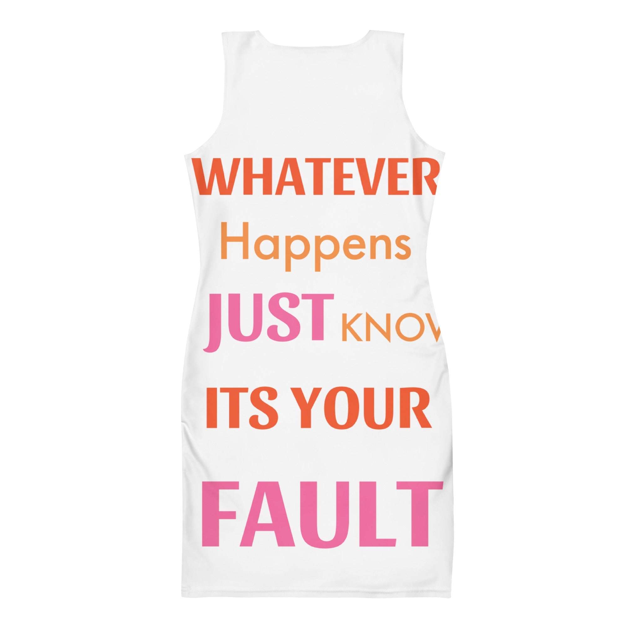 Whatever Happens Bodycon dress - Wet Sundays