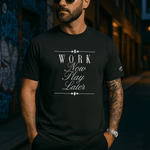 Work Now Play Later Oversized t-shirt - Wet Sundays