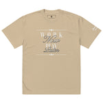 Work Now Play Later Oversized t-shirt - Wet Sundays