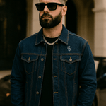 WS Embroidered denim jacket - Wet Sundays