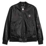 WS Leather Bomber Jacket - Wet Sundays