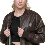WS Leather Bomber Jacket - Wet Sundays