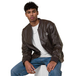 WS Leather Bomber Jacket - Wet Sundays