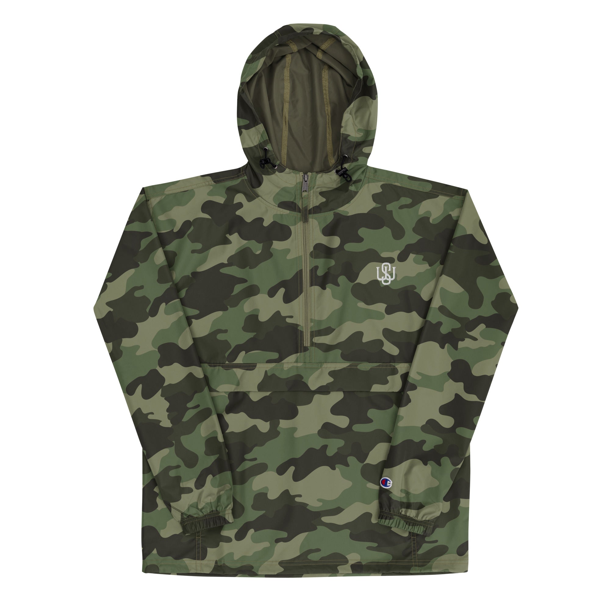 WS Men Embroidered Packable Jacket - Wet Sundays