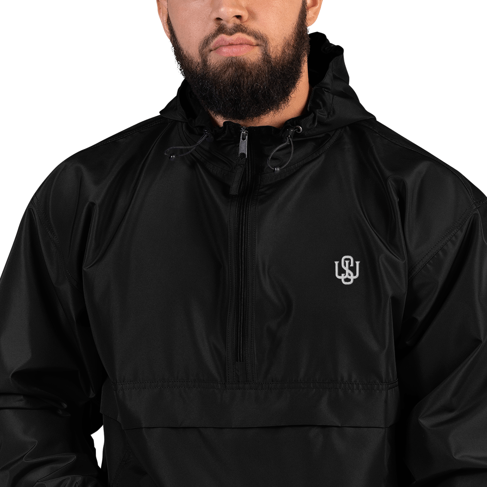 WS Men Embroidered Packable Jacket - Wet Sundays