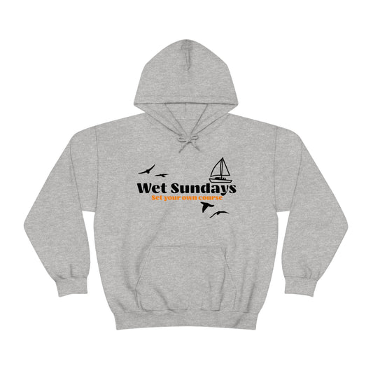 Gray Graphic Hoodie - Wet Sundays