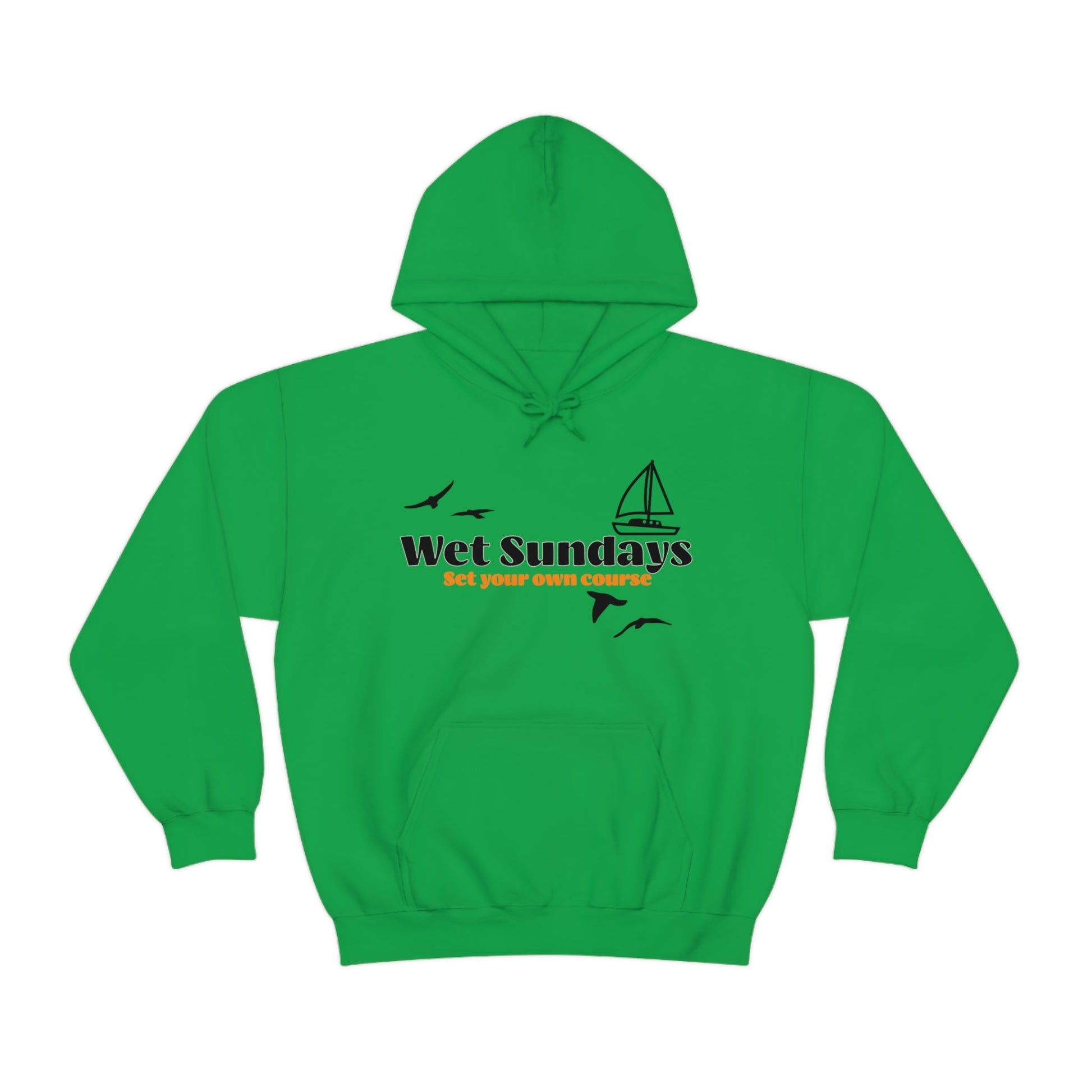 Green Graphic Hoodie - Wet Sundays