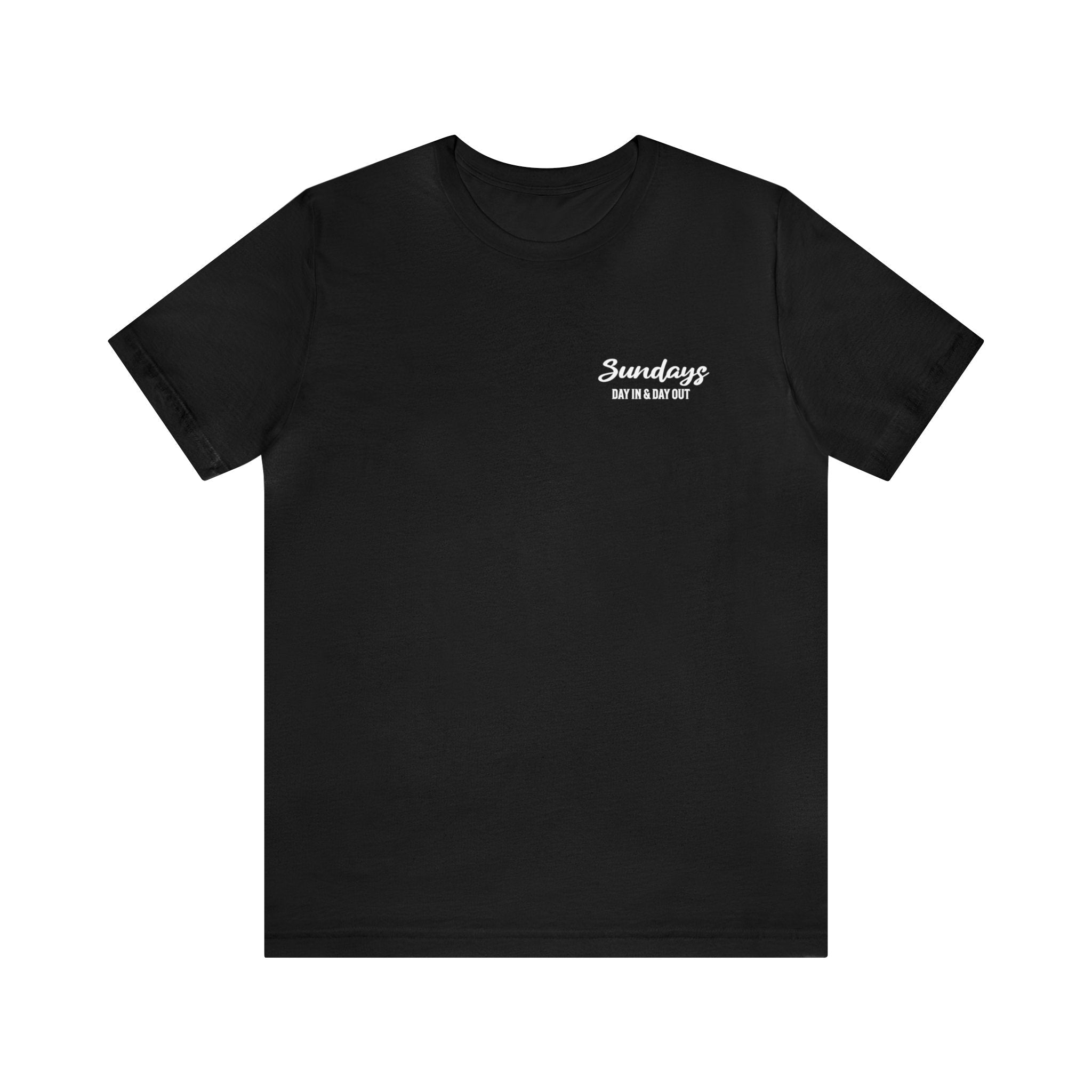 Day In and Day Out Black Tee - Wet Sundays