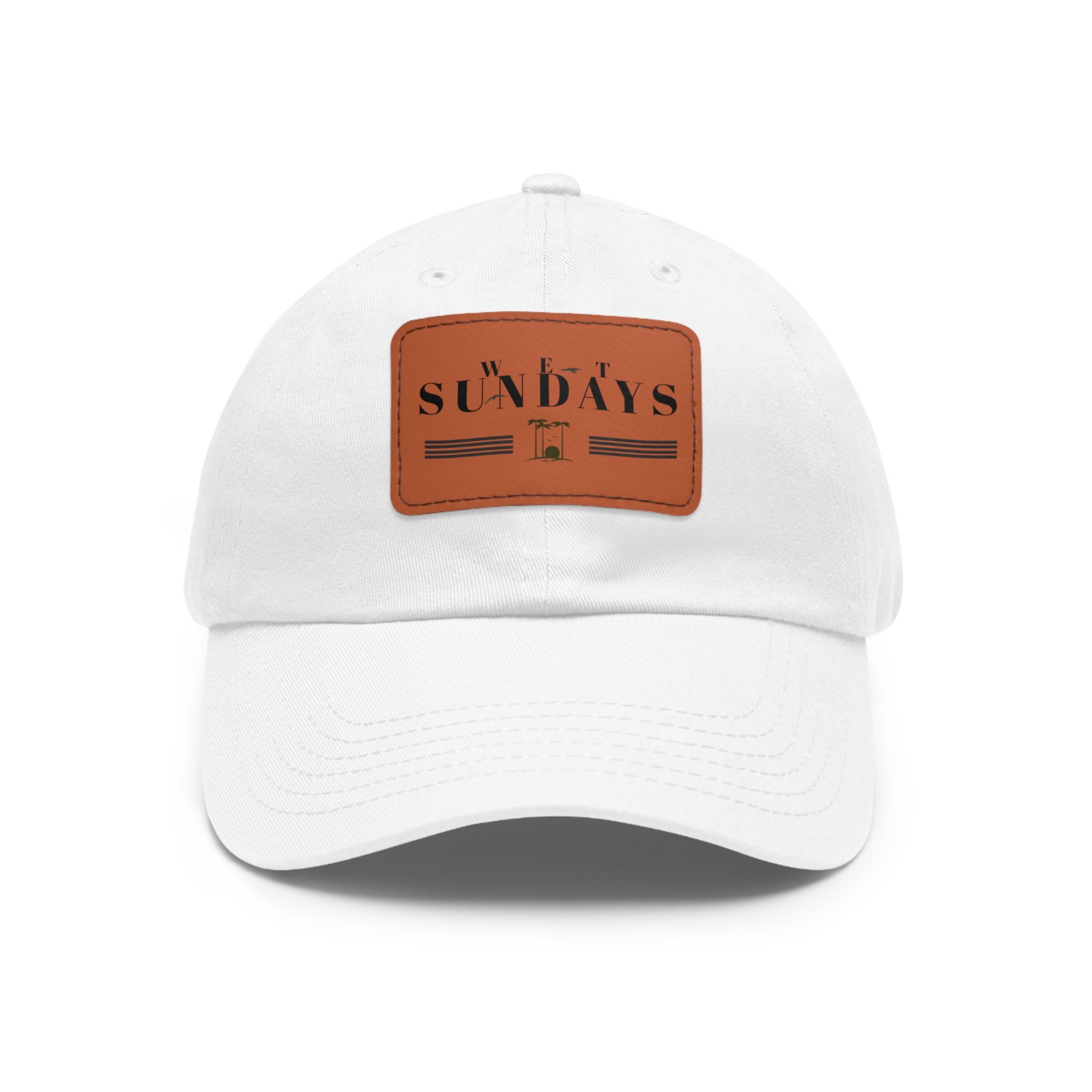 Hat with Leather Patch - WS - Wet Sundays