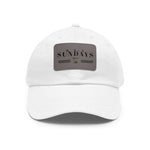 Hat with Leather Patch - WS - Wet Sundays