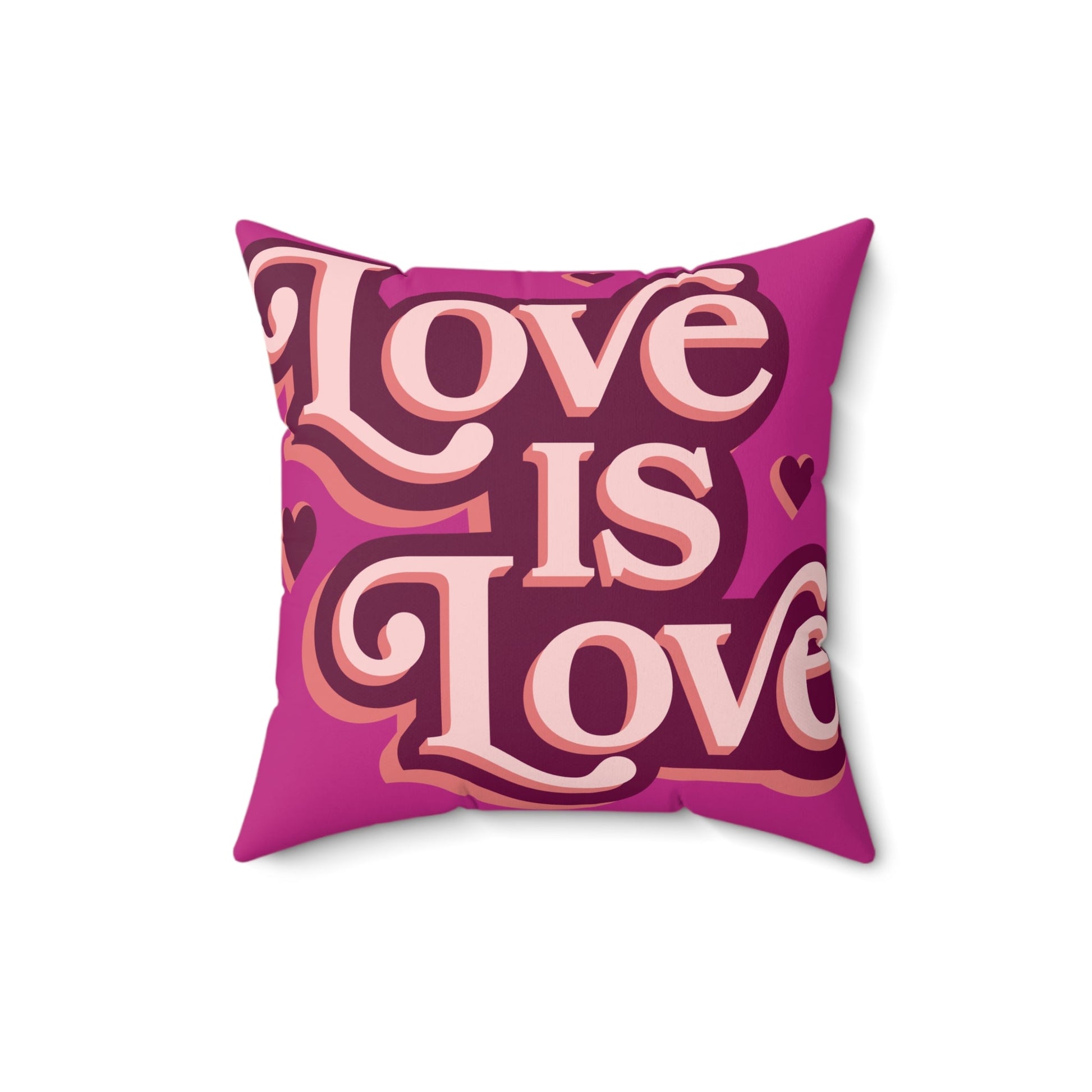 Love is Love Square Pillow - Wet Sundays