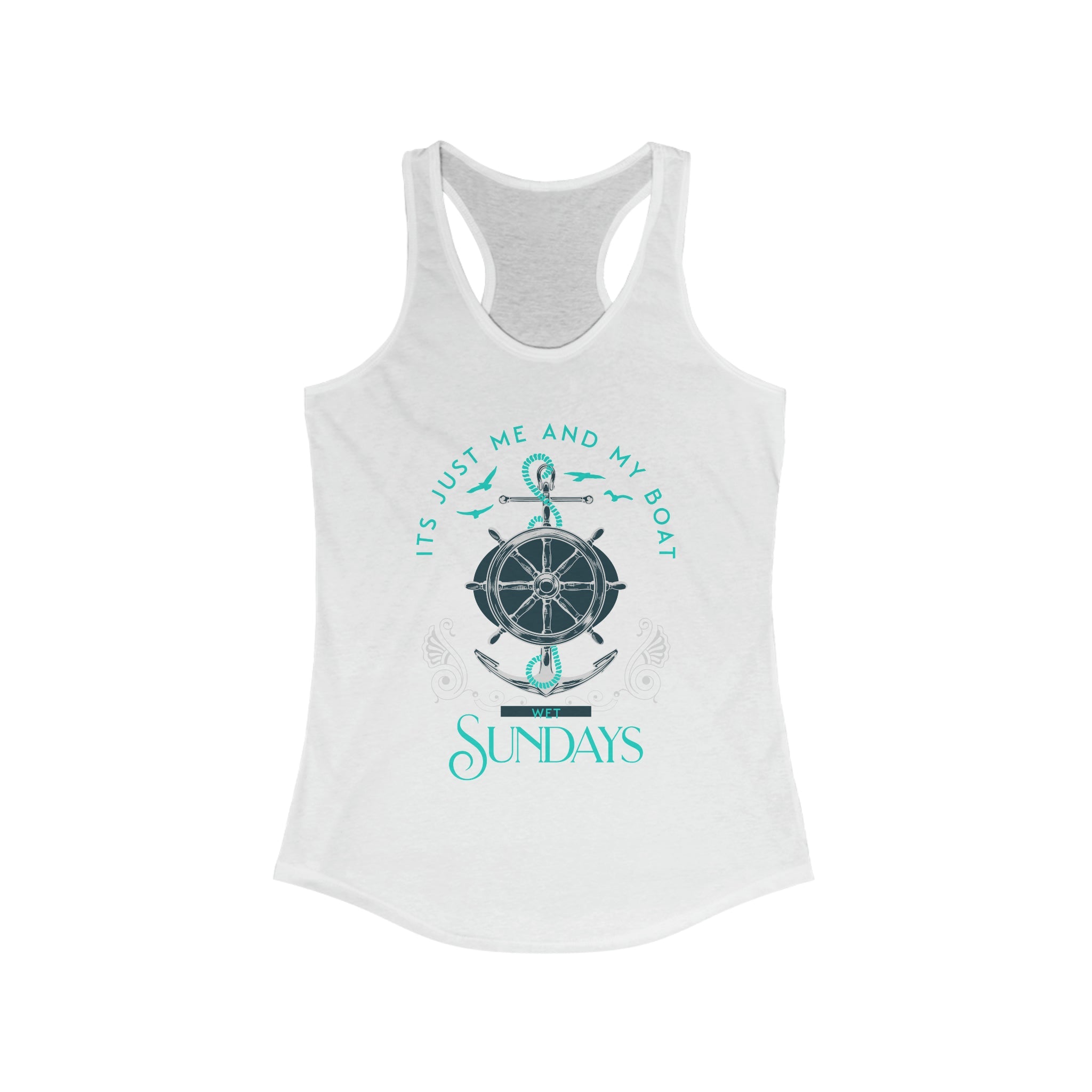 Routes of Wet Sundays Sailing Tank Top - Wet Sundays