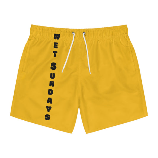 Swim Trunks - Yellow - Wet Sundays