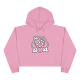 Wet Sundays Hibiscus Bloom Crop Hoodie