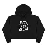 Wet Sundays Hibiscus Bloom Crop Hoodie
