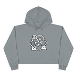 Wet Sundays Hibiscus Bloom Crop Hoodie