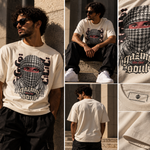 Gazing Oversized Faded T-Shirt - All Views - Wet Sundays
