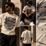 Gazing Oversized Faded T-Shirt - All Views - Wet Sundays