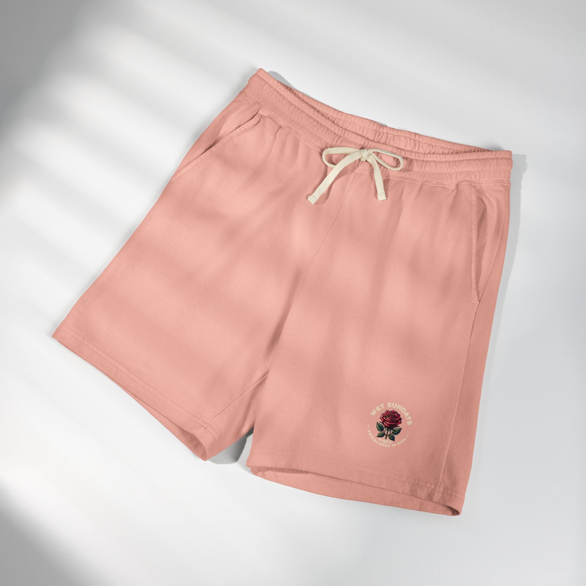 After Hours Rose Sweat Shorts - Wet Sundays