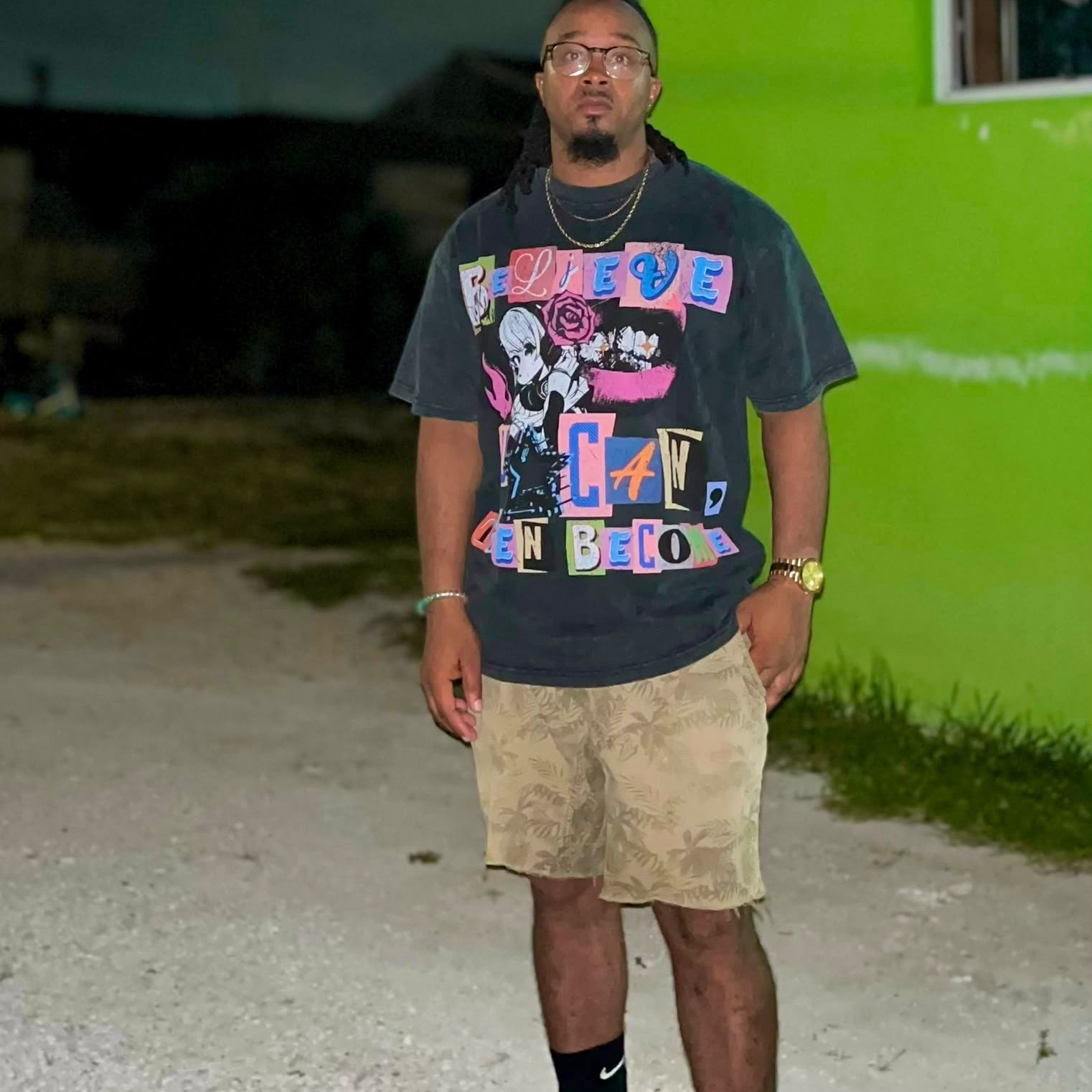 Believe You Can Oversized Tee - Wet Sundays