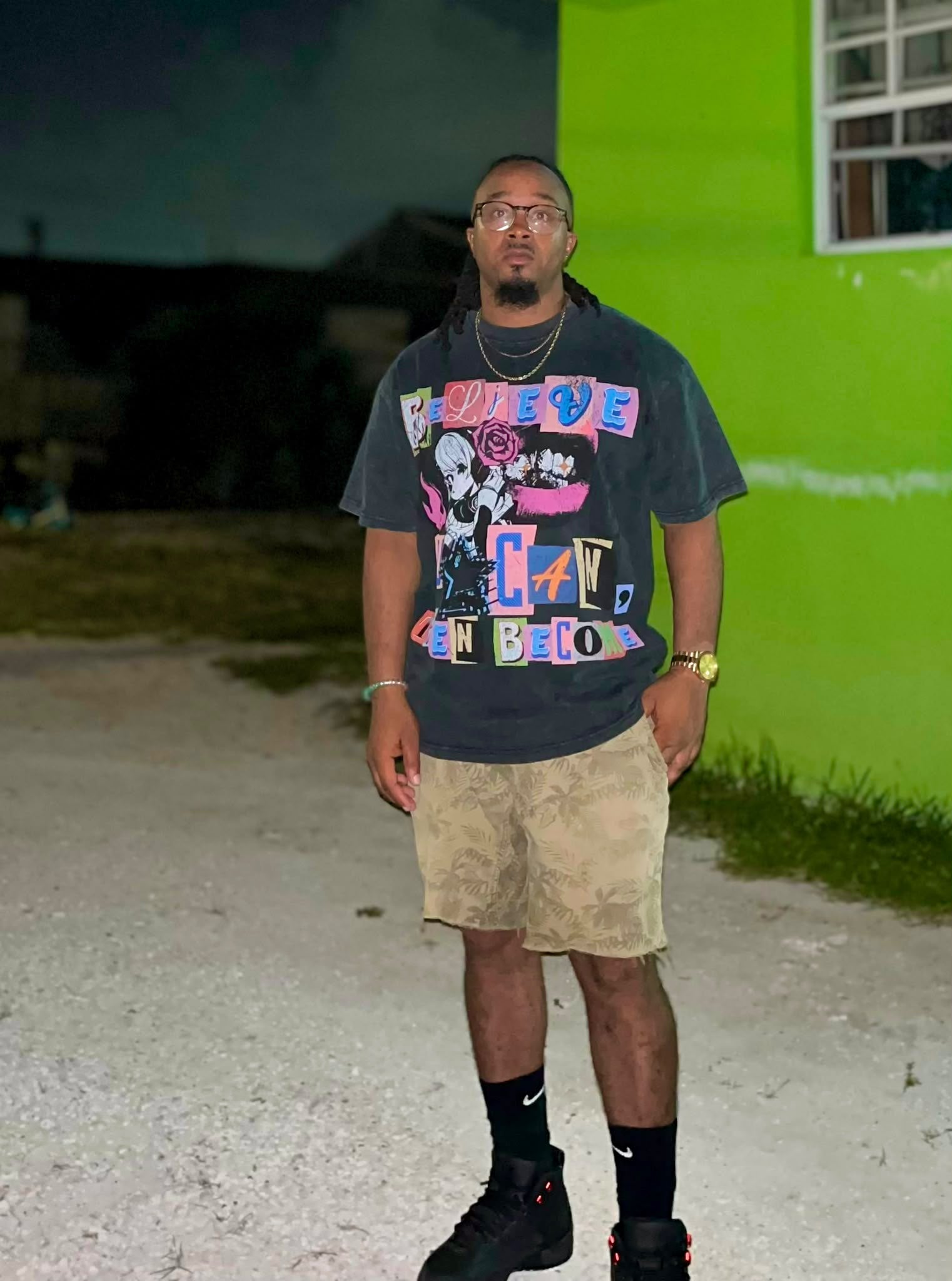 Believe You Can Oversized Tee - Wet Sundays