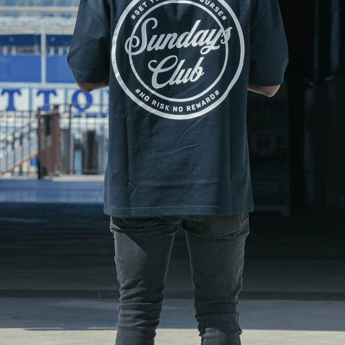 Black Summer Fits " Black/White Embroidery" - Wet Sundays