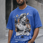 Blessed & Highly Favored Oversized Tee - Wet Sundays