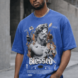 Blessed & Highly Favored Oversized Tee - Wet Sundays
