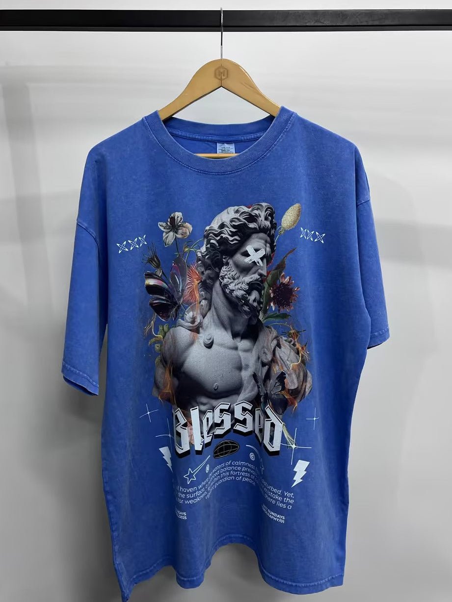 Blessed & Highly Favored Oversized Tee - Wet Sundays